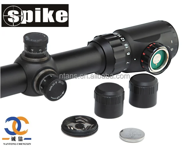Spike 4-16x40AOEG Red Green Illuminated Reticle Optical Scope