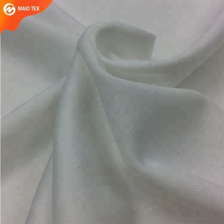 
circular knitting pes polyester knitted wicking interlock fabric for interlining 
