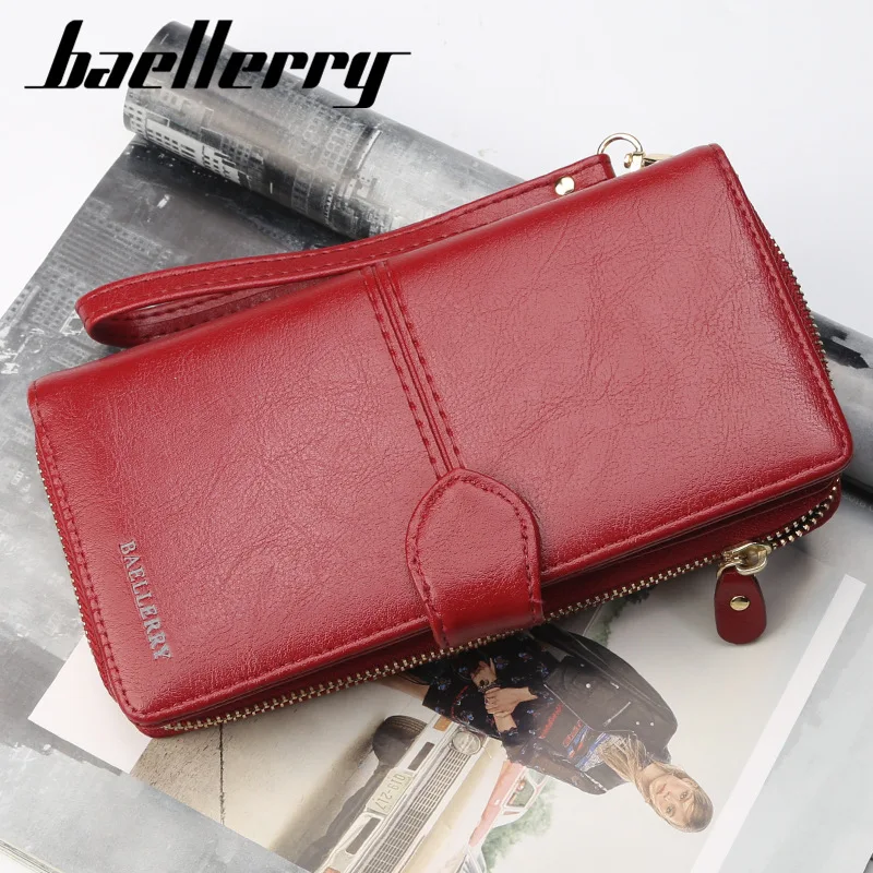 China Manufacture Wholesale Forever New Colors Frosted Leather Hand Purse For Woman Button Wallet