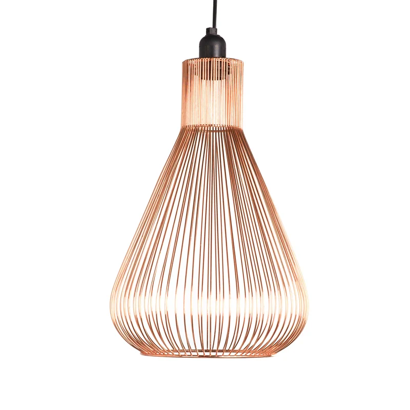 Industrial Vintage Metal Wire Lampshade Frame