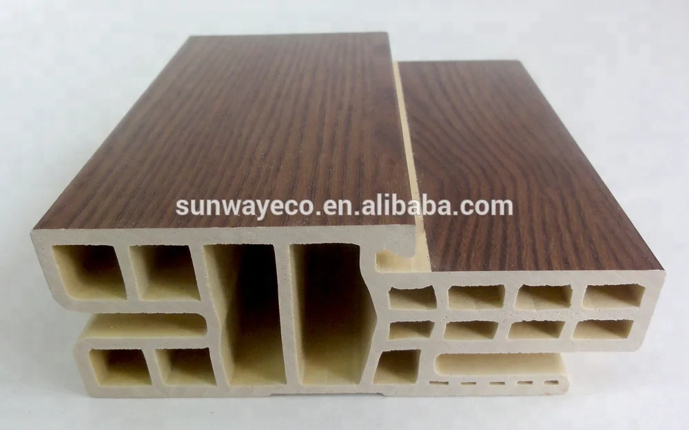 2018 Waterproof Recycled Door Frame door profile pvc WPC