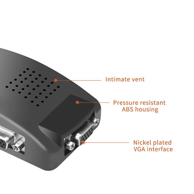 Xfanic V124 1080p Vga To Sv Av Converter Box Vga To Av Converter Audio Video Converter