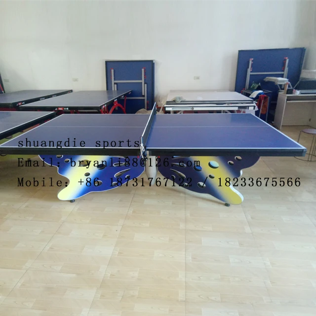 Стол для настольного тенниса, радужная ножка, толщина стола 25 мм, меламиновая бумага, процесс производства пленки