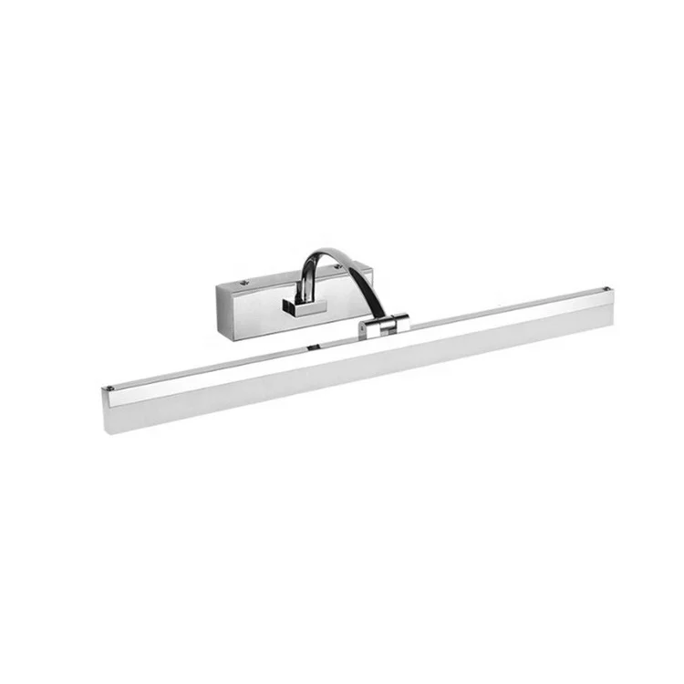 
Modern Style 60cm LED Adjustable Mirror Stainless Steel Acrylic Hotel Bathroom Wall Light Lamp 