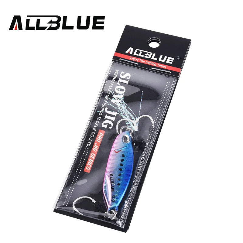 ALLBLUE 20 г 30 дробилка медленная японская морская металлическая джиг-приманка с медленным