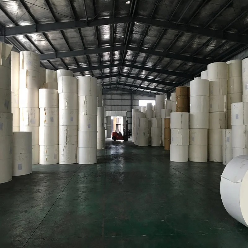 bulk jumbo food grade PE coated paper roll for making paper cups