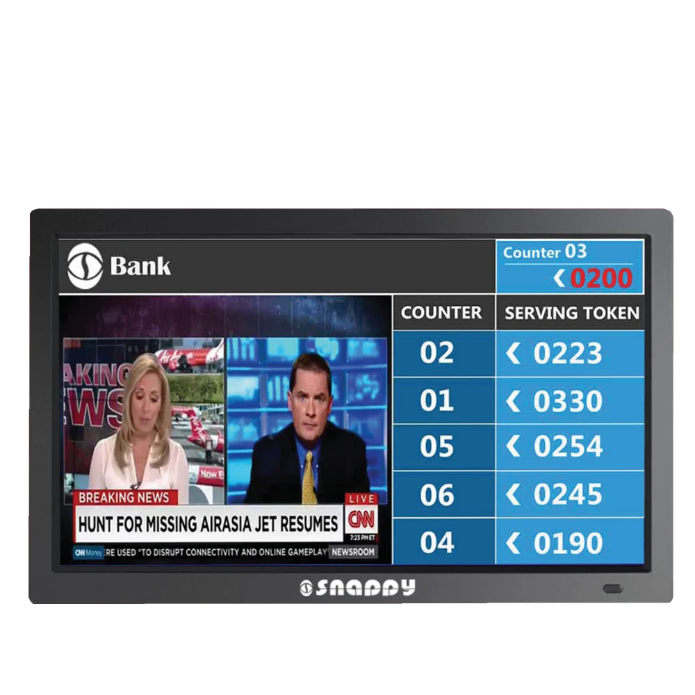 Мгновенным 14 дюймов очереди отображение статуса системы управления очередью для больницы clinic