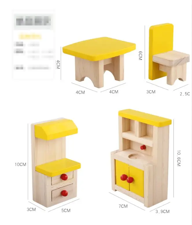 high quality New wooden toys educational toys for kids-Wooden Doll house-play toy house