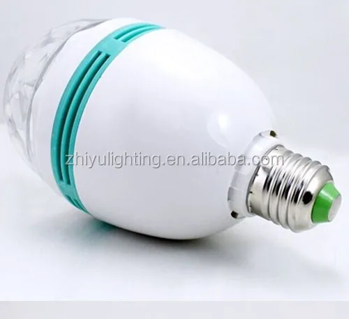 Hot Selling B22/E27 Crystal Rotating Led bulb