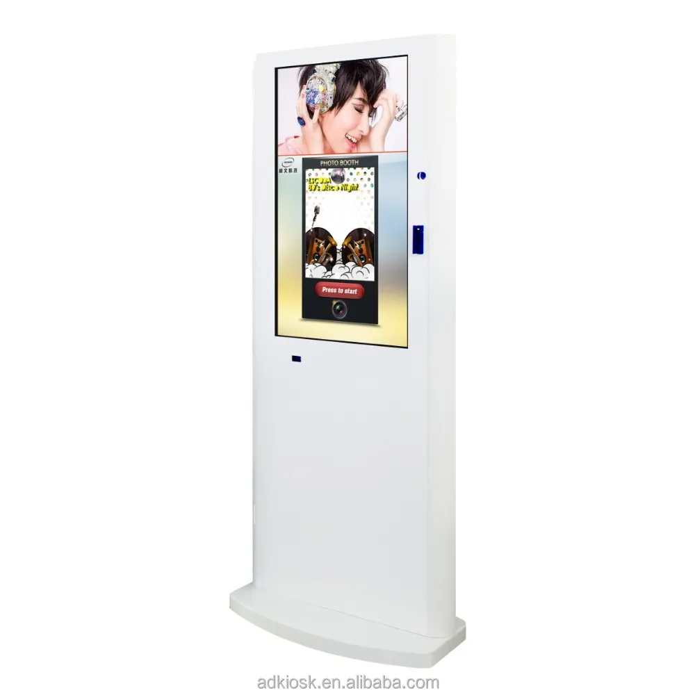 42inch super popular China manufacturer kiosk photo booth coin operated interactive touch screen