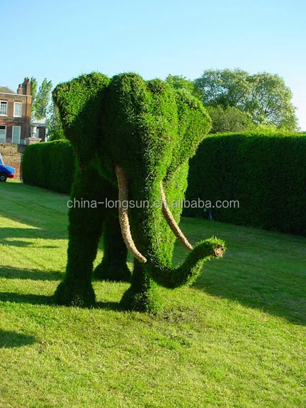 LSWS15122620 China wholesale custom made style artificial boxwood sculpture for landscaping