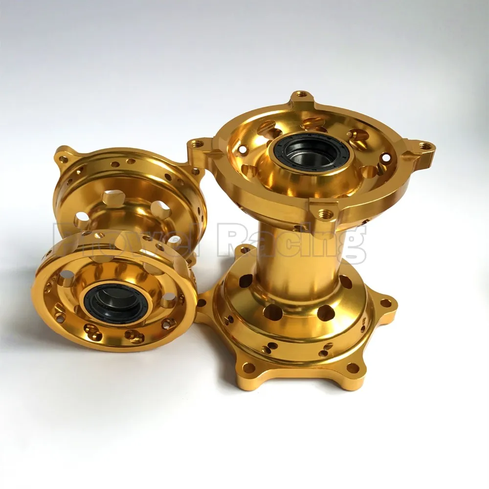 Motorcycle CNC Front Rear Wheels Hubs Kits For RMZ 250 07-18 RMZ 450 05-18 RMZ 250 450