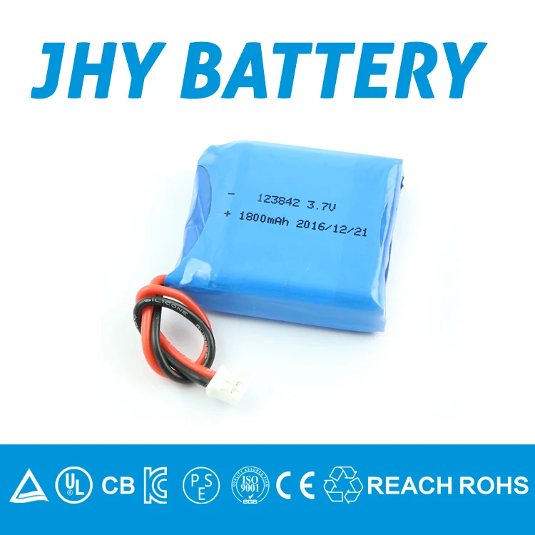 small type 100ma flat battery heilcopter lithium ion battery 3.7v with China iso9001 factory