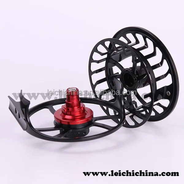 Large arbor cork drag cnc chinese leichi fly reel