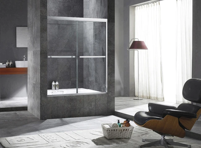 Two Side Cheap Shower Room,Bathroom Cabin Sliding Glass Door