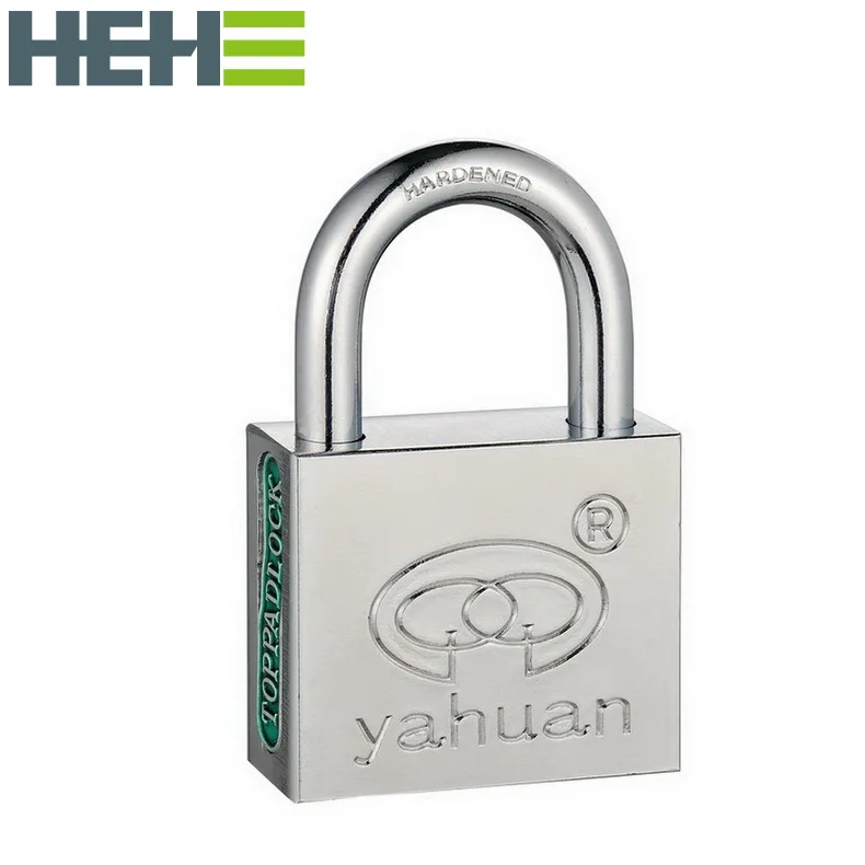  Никель/титан/латунь/Хромированный железный замок квадратной формы с лопастным ключом