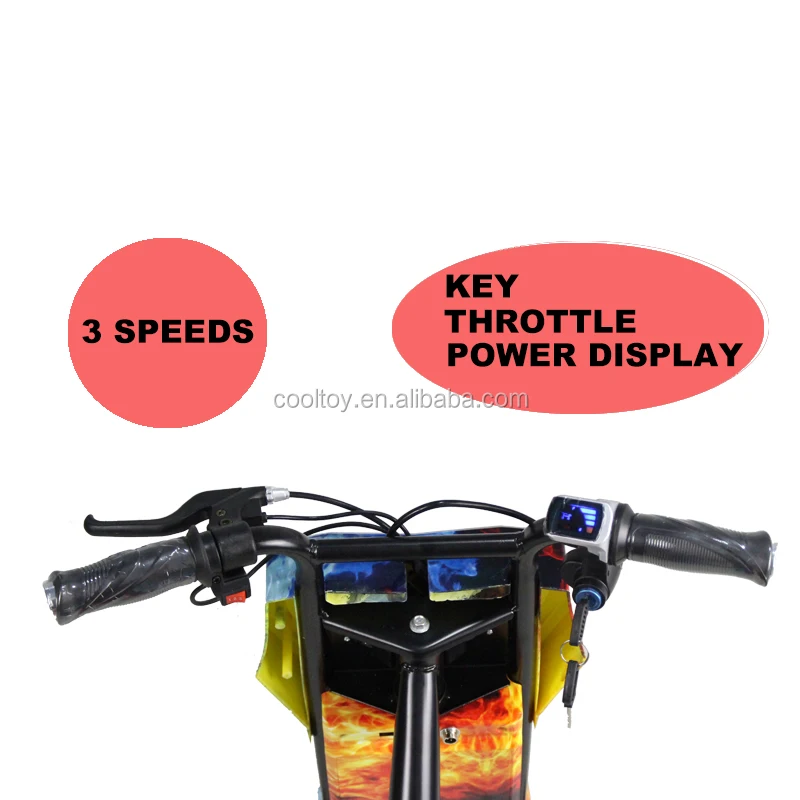 Saber New SASO COC Certificated Cooltoy New Kids Three wheels electric scooter drift trike with LED light