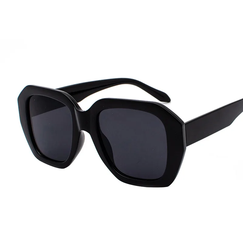 China factory wholesale new plastic big sun glasses unisex custom shades trendy oversized polygon fashion sunglasses women men