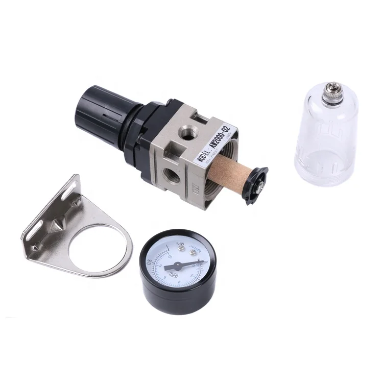 
Nanpu High Quality AW2000-02 Air Source Treatment Air preparation-Regulator SMC Type Aw2000-02 Air Filter Regulator 