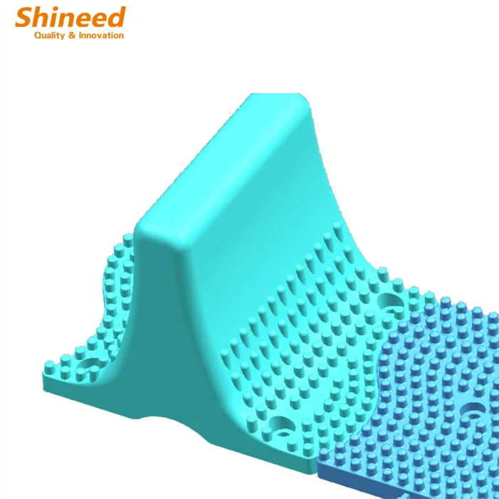 Food Grade PP Plastic Rainbow Ski Dry Snow Slide Colorful Dry Snow Slide Rainbow Dry Snow Tubing For Amusement Park