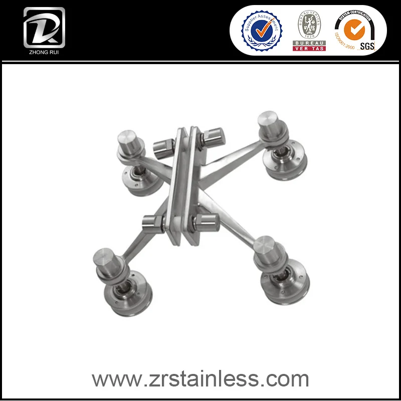 Нержавеющая сталь, стекло паук с четырьмя руками