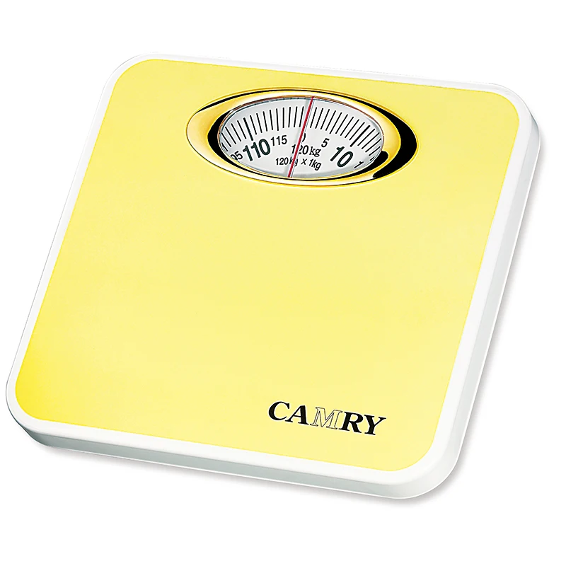 Camry-BR9015A 120kg/260lb Modern Style  Factory OEM  plastic surface body bathroom Mechanical personal weight scale