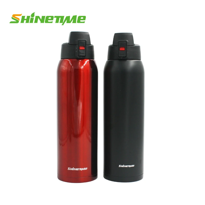 
Light Weight Metal Double Wall Stainless Steel Thermoses Vacuum Flask with Wide Mouth 