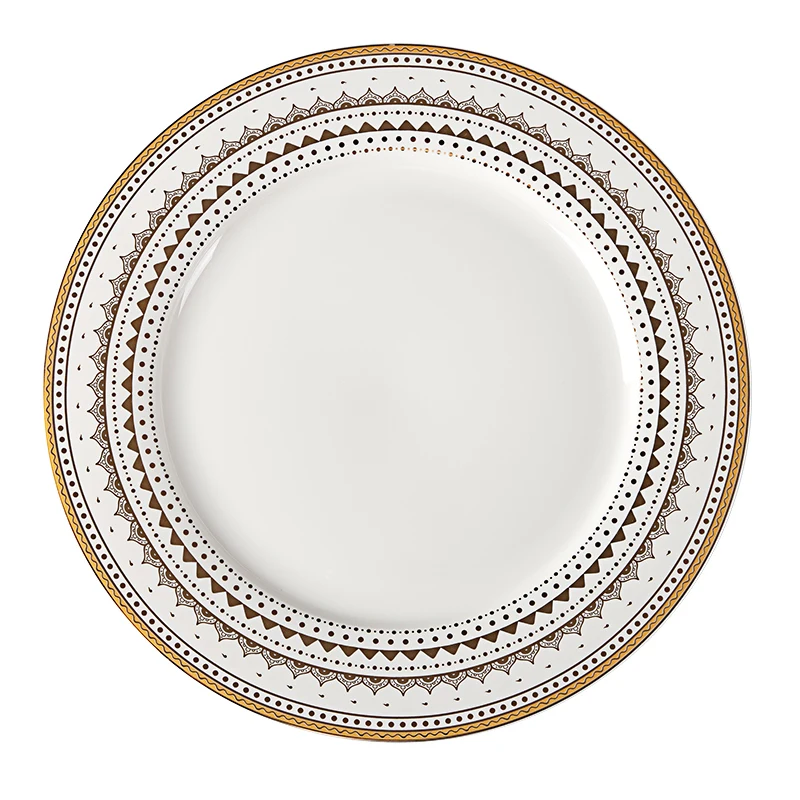 Best Seller Arabic Style Bone China Luxury Fine China Dinner Set, Bone China Dinner Set For Hotel, Durable Fine Bone China Din ~