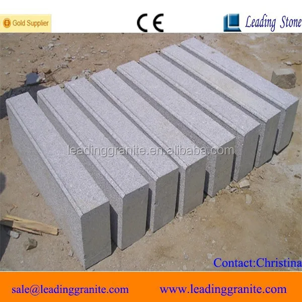 Cheap granite kerbs, driveway curb ramp