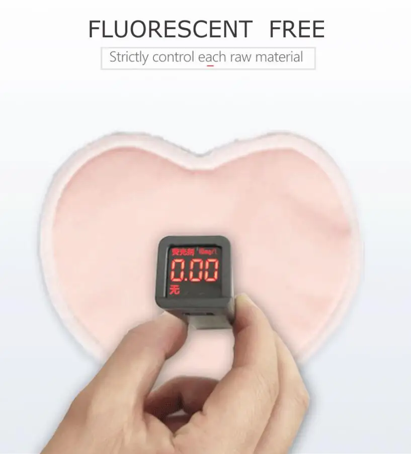 
3 layer heart shape washable organic bamboo nursing reusable maternity feeding breast pads 