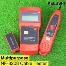KELUSHI NF 8208 Multipurpose LCD Display Network LAN Continuity Tester Cable inspection Wire Tracker tester fast