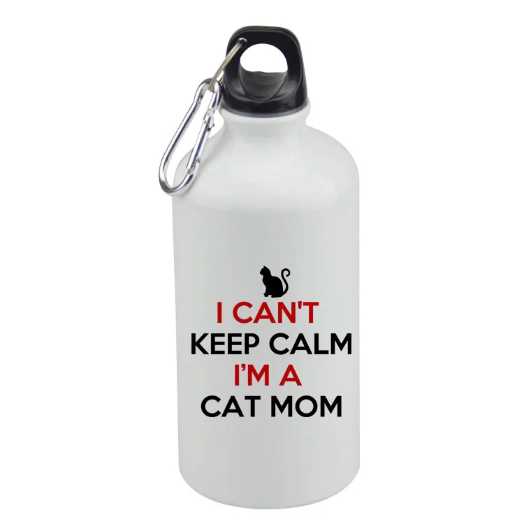 Customized 500ml sublimation aluminum water bottle with custom logo heat printing