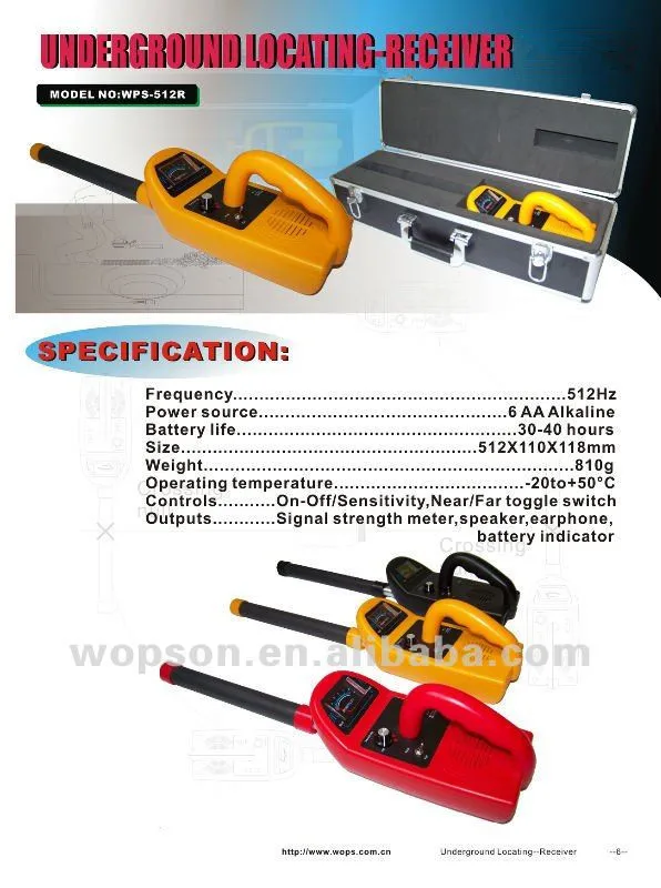 Locator 512Hz Transmitter and Receiver  WPS-512R