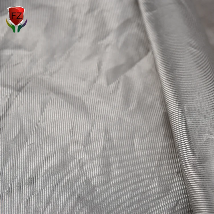 Signal blocking fabric RFID blocking and EMF Conductive Anti Radiation RFID Blocking Fabric for wallet lining