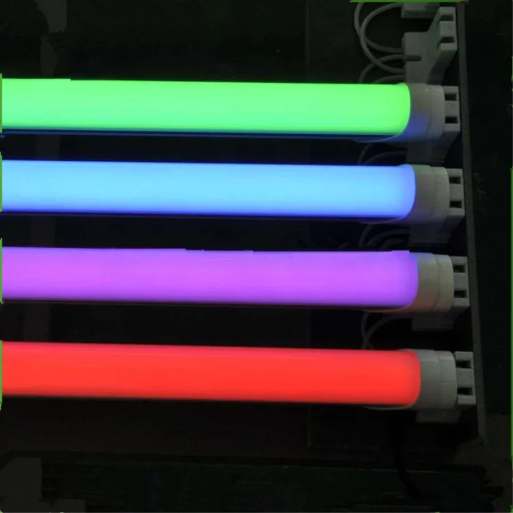 2023 новая популярная красочная трубка 8 светодиодных видеотрубок для животных 18 Вт 24 25 1200 мм Светодиодная зеленый синий красный цвет