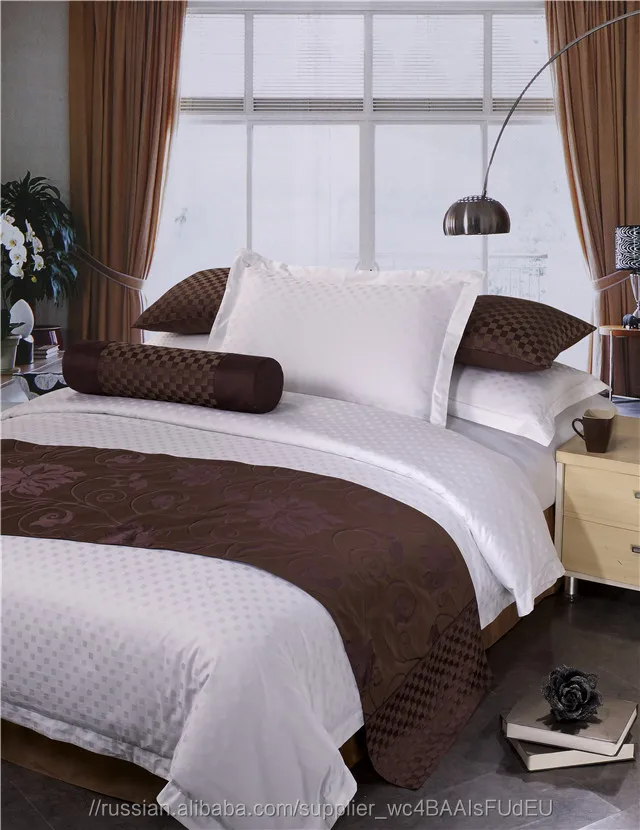 Заводская цена; Лидер продаж; белый жаккард постельное белье hotel