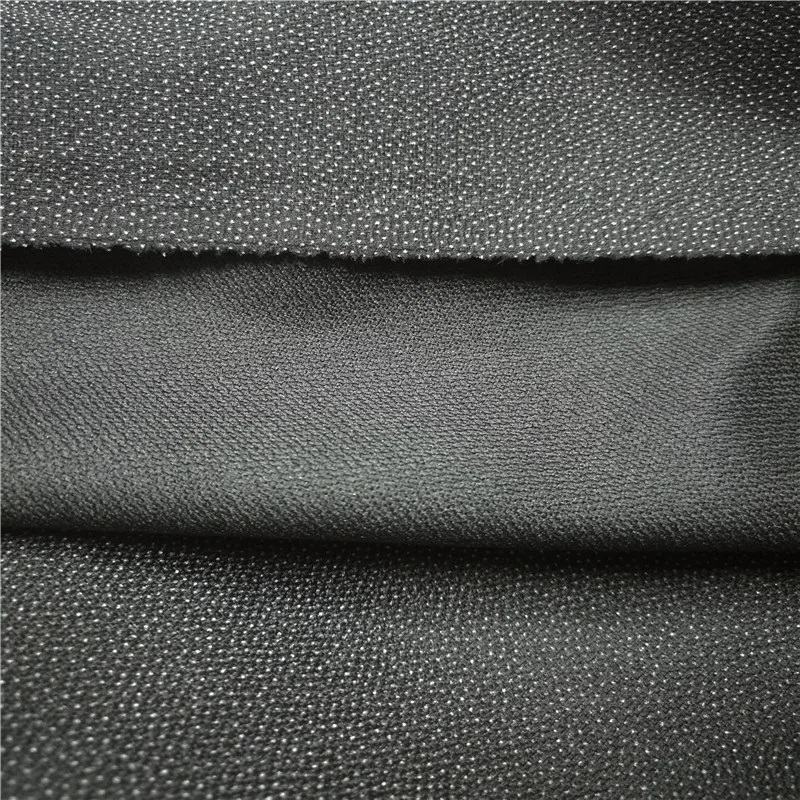 Woven Double Dot Fusing Interlining Fabric with Hot Melt Glue