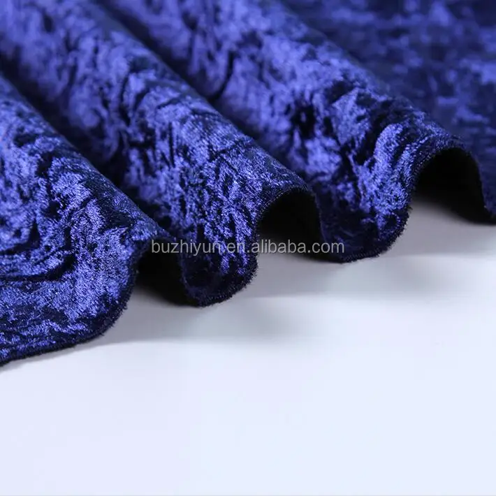 100% polyester bright glossy crush velvet soft sofa fabric