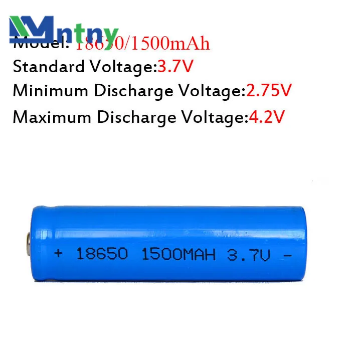 CNNTNY Hot Sale Wholesale 3.7V 1500mah 18650 Batteries 10C Li Ion Battery Cell