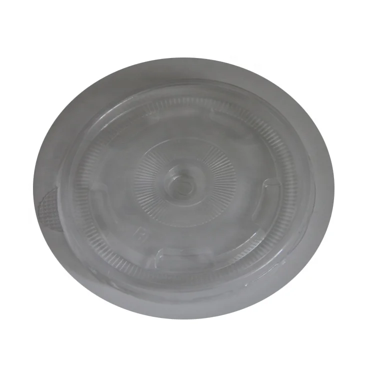 Flat PP Plastic Food Container Lid Cover 90mm, 100mm, 112mm, 120mm, 135mm, 140mm, 150mm, 165mm, 175mm, 183mm