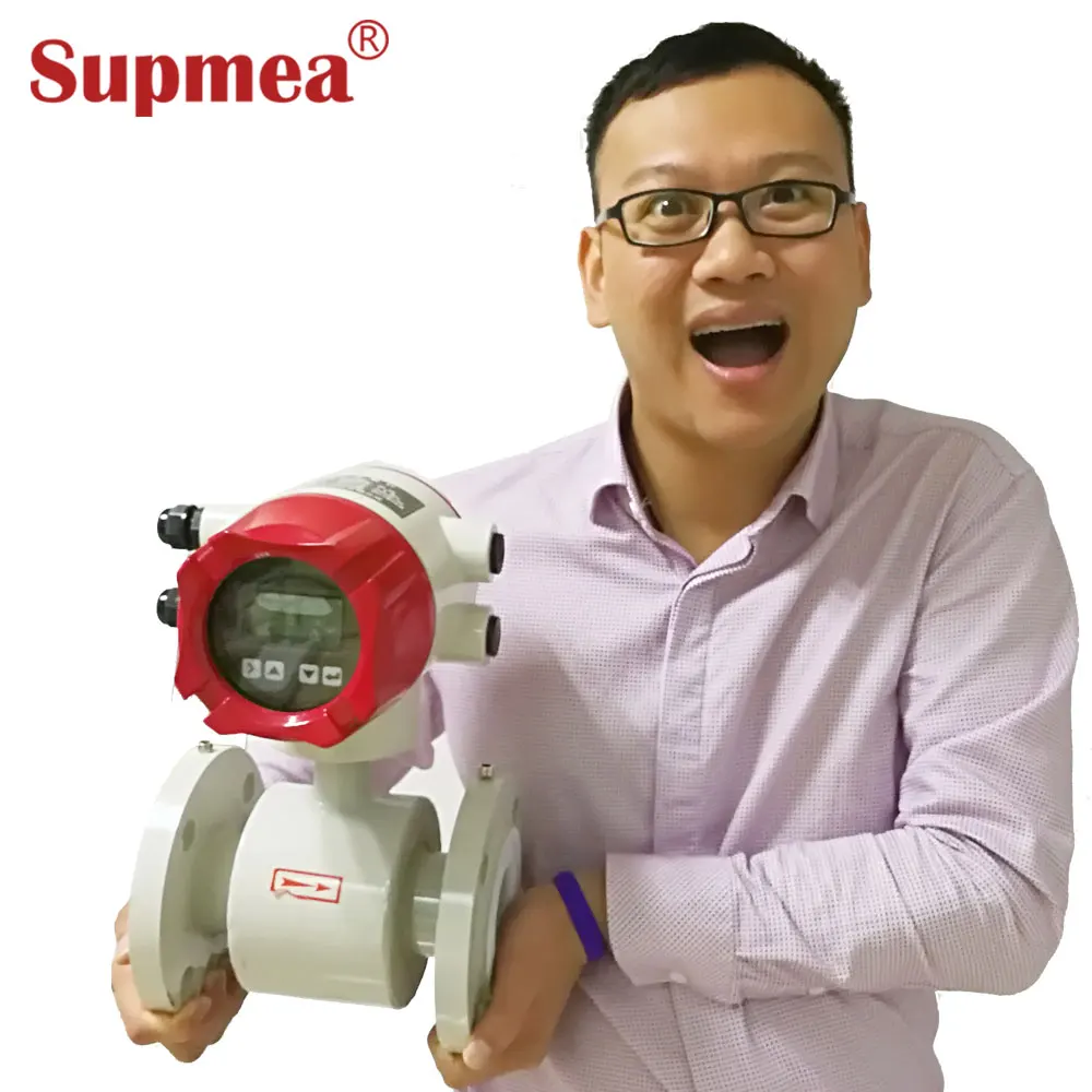 Цифровой сточных вод электромагнитный расходомер с 4-20ma выход