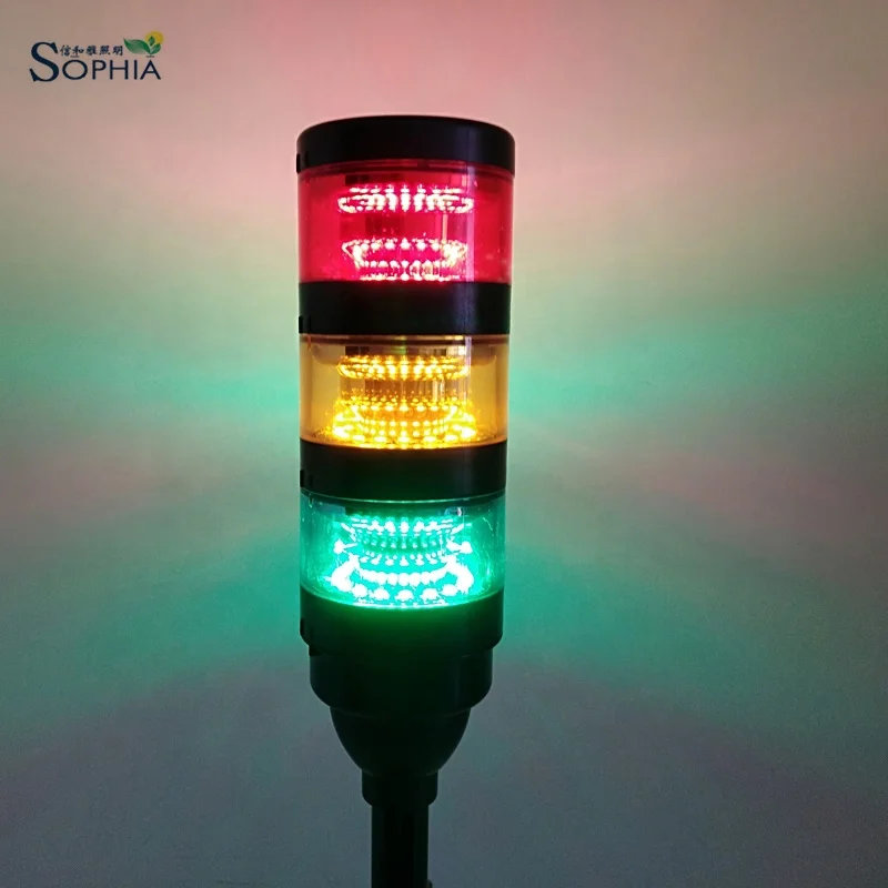 Светодиодная сигнальная башня София 12 В IP67