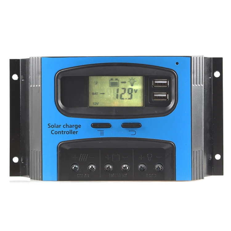 BYGD factory direct sale 40A solar charger controller 12v 24v pwm Solar photovoltaic power generation system controller