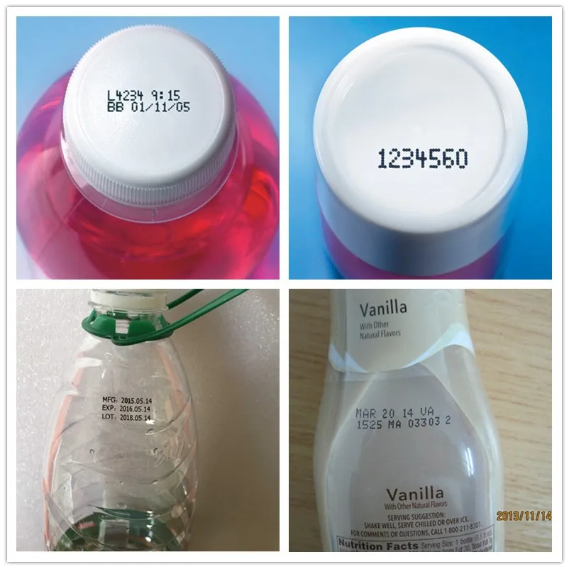 Manual hand jet printer Expiry Date code inkjet printing machine for plastic bag / packet / pouch / sachet