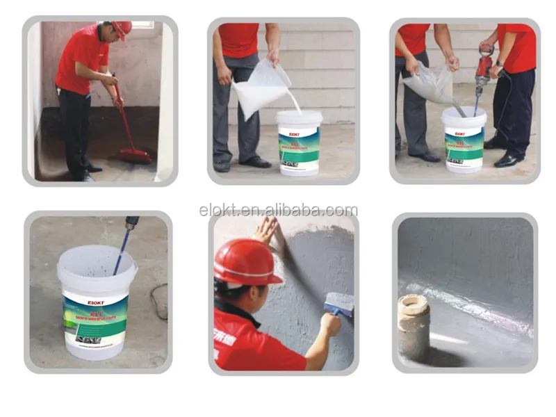 Top OEM высокогибкая цементная водостойкая растворная краска