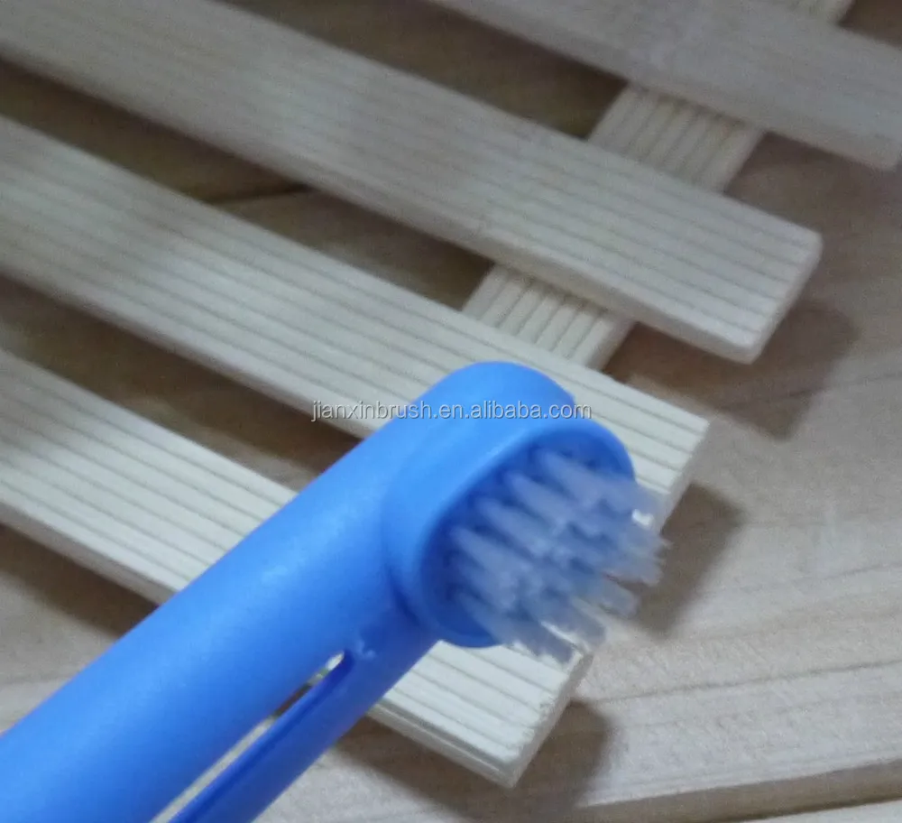 Long handle And Finger Pet Dog Cat Animal Puppy Poodle Oral Mouth Tooth Cleaning Brush set