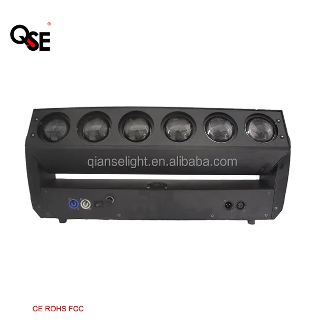 Super Beam 6*40W RGBW 4in1 LED Wash Zoom Beam Moving Head Light Bar