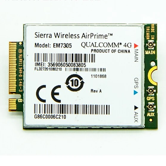 Беспроводной 3G 4G EM7305 модуль LTE HSPA + GPS 100 Мбит/с NGFF M.2
