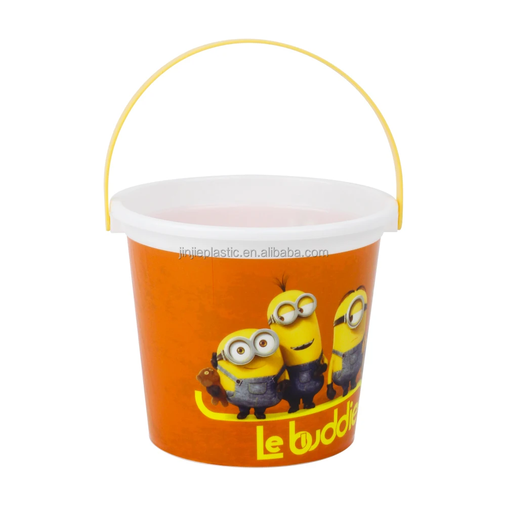 
China Supplier, 44oz Cinema Food Grade, Plastic Popcorn Bucket Printed 