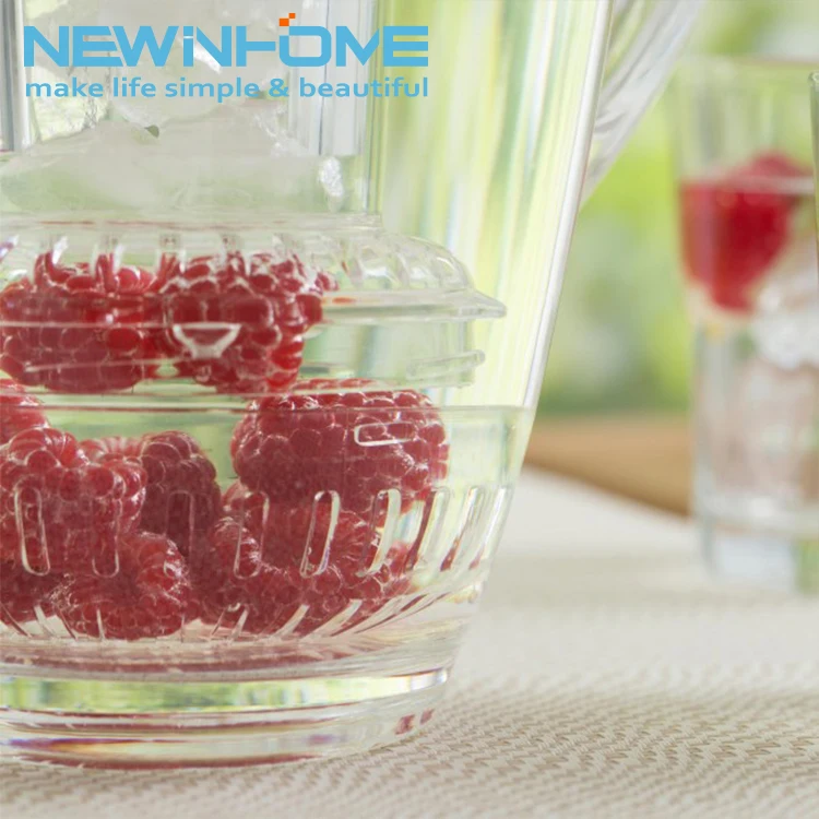 Beverage Fruit Infusion Flavor Wholesale Ice Tea PS Plastic Pitcher